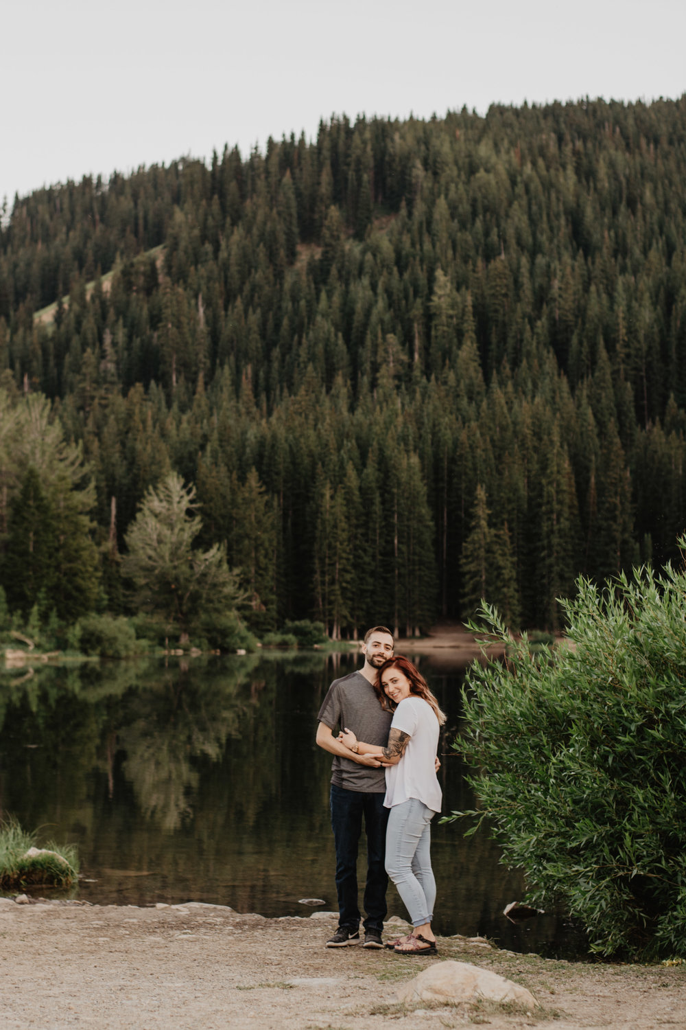 Jocilyn Bennett Photography | Engagement Pose Ideas | Destination Wedding Photographer | Elopement Wedding Photographer | National Park Elopement Photography | Capturing raw and genuine emotion | Utah Photographer | Utah wedding Photographer | National Park Weddings | Outfit ideas for engagements | Engagements with wild flowers| Adventure Photographer | What to wear guide for engagement | Mountain engagements | Location ideas for engagements | Logan Canyon, Utah | Tony Grove Lake |