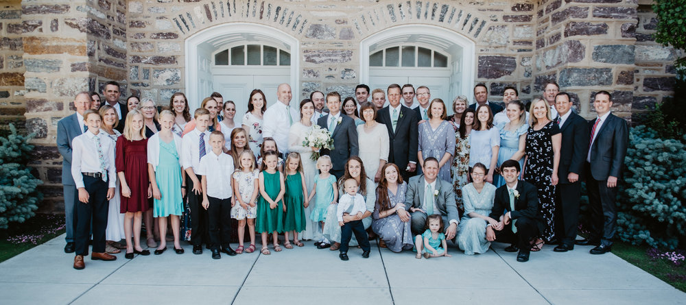 Jocilyn Bennett Photography | Utah Bride | LDS Bride | Utah Wedding Photography | When Two Become One | LDS civil wedding ceremony | Blending religions in families | Capturing Raw and Genuine Emotion | Combining Traditions | LDS Logan Temple | Temple Sealing | Family and Friends with the Bride and Groom |